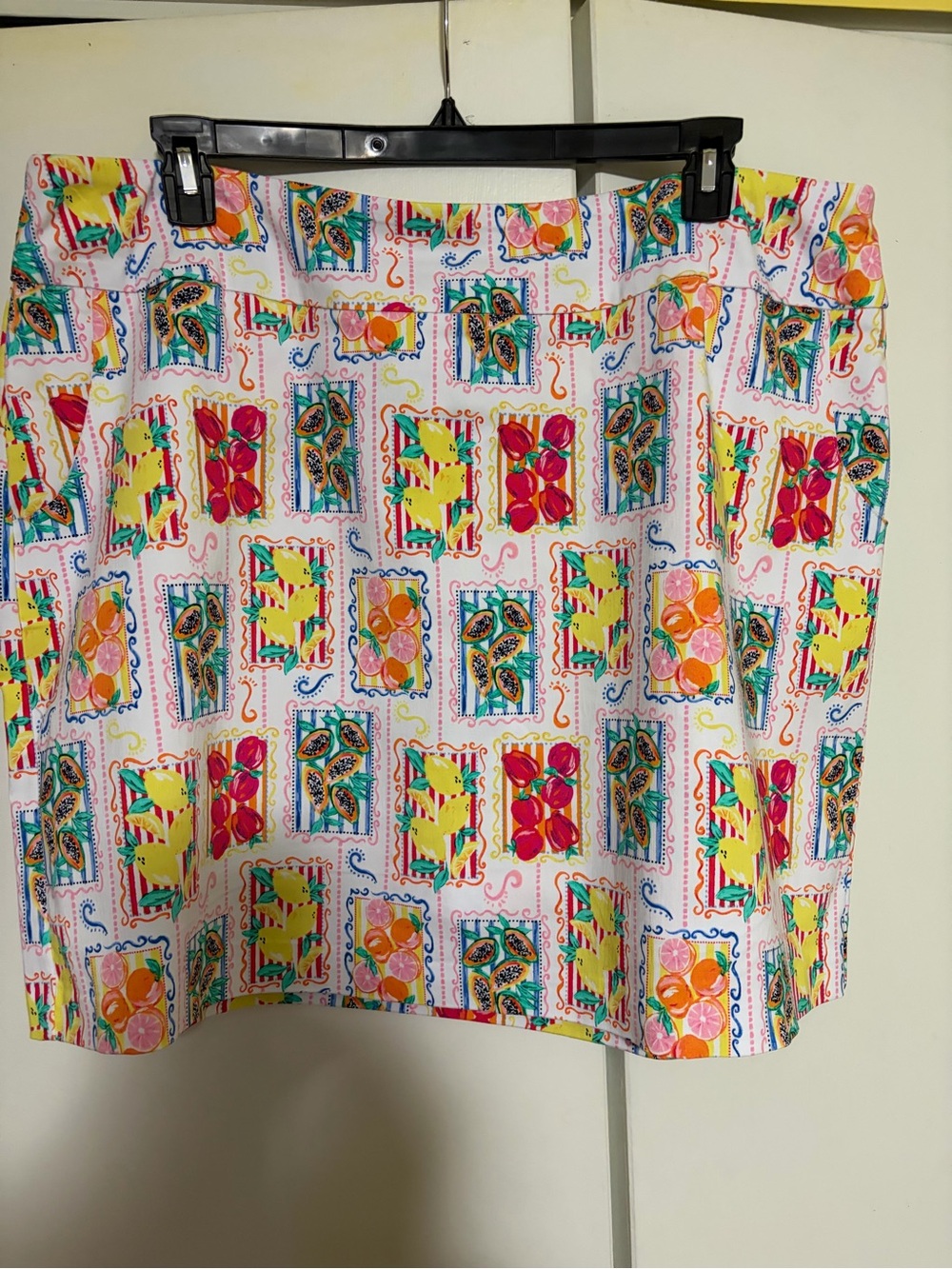 Bright Multi-Color Printed Women’s Skort